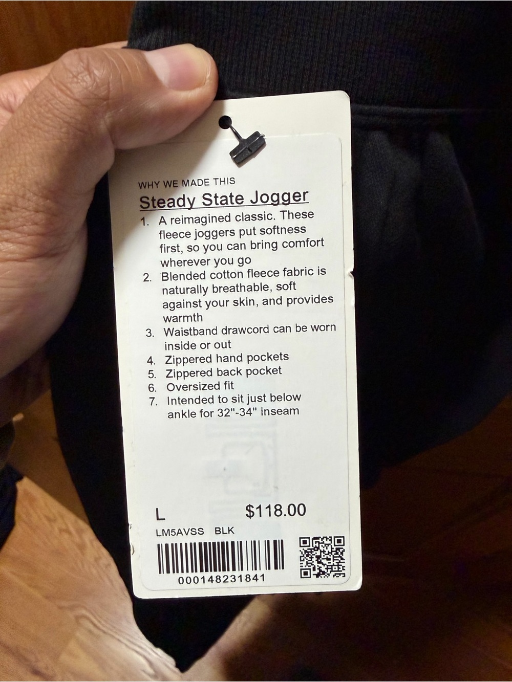 lululemon athletica Steady State Jogger - Black